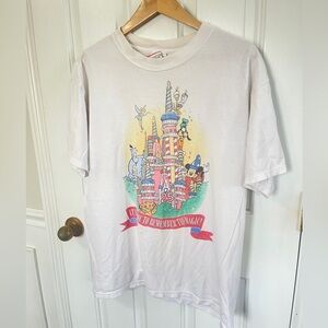 Vintage Disney World XL 25th Anniversary Time To Remember Cake Castle